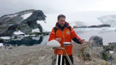 Javier Montojo Salazar at an unspecified location in Antarctica in an undated handout photo from the Spanish defence ministry on 3 March 2018
