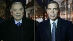Jose Maria Marin and Juan Ángel Napout in a collage image from photographs outside court on 21 December