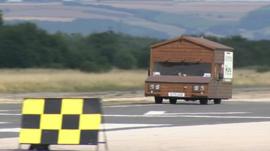Watch the world's fastest shed record attempt