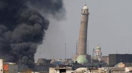 Blast in Iraq destroys Great Mosque of al-Nuri according to Iraqi forces