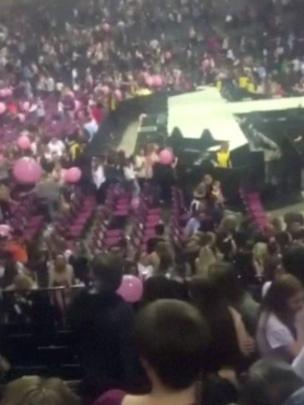 El interior del Manchester Arena