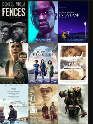 Películas nominadas a los Oscar 2017