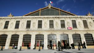 This file photo taken on December 10, 2007 shows the Saint-Charles train station in Marseille.