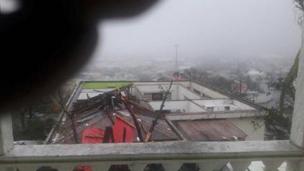 Imágenes de destrucción en Anguila.