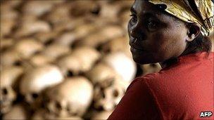 Genocide memorial site guardian, Danielle Nyirabazungu (pictured in 2004)