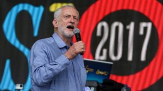 Corbyn at Glastonbury