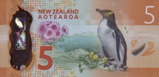 Back of the New Zealand $5 note