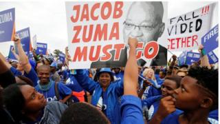 Maandamano ya kumng'oa mamlakani rais Zuma yaanza Afrika Kusini