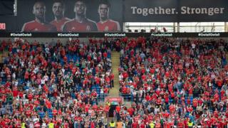 Wales football fans