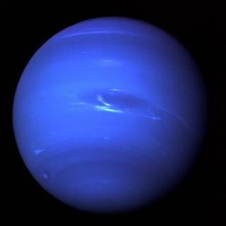Netuno, em foto capturada pela sona Voyager 2 da Nasa em 1989