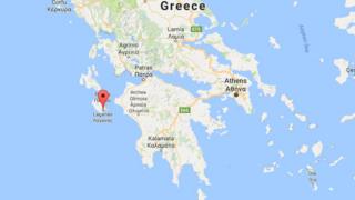 A map of Greece