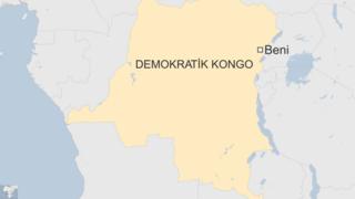 Demokratik Kongo haritası