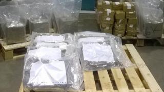 The drugs were uncovered in crates in a truck