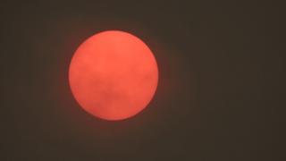 Red sun phenomenon 'caused by Hurricane Ophelia' - BBC News