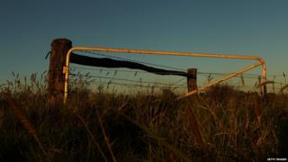 A farm gate, Australia