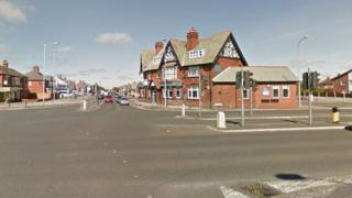 Squires Gate Lane and St Anne's Road junction