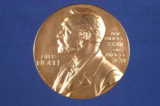 A Nobel Prize winners' medal