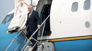 Госсекретарь США Рекс Тиллерсон прибыл в Китай