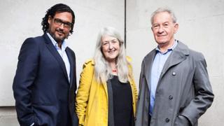 David Olusoga, Mary Beard and Simon Schama