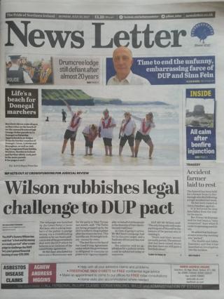 News Letter front page July 10