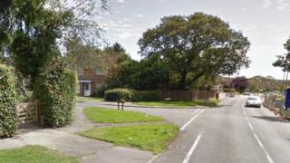 An image of the crash location