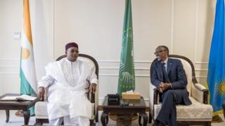 I buryo Paul Kagame na Prezida Mahamadou Issoufou wa Niger