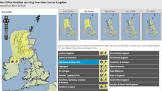 Met Office weather warning