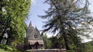 Crathie Kirk, Crathie Parish Church, where the Royal family attend Sunday Service when in residence at Balmoral