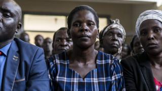 Kenyan mother is seen is court