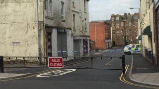 Road closed