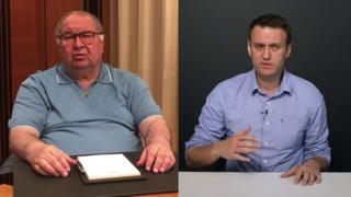 Алишер Усманов (слева) и Алексей Навальный