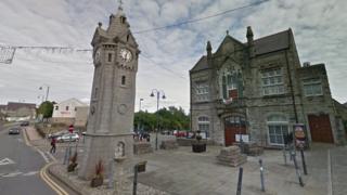 Llangefni town centre