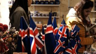Souvenir shop in Iceland