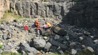 Quarry rescue