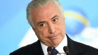 ミシェル・テメル大統領には様々な汚職疑惑がかけられている