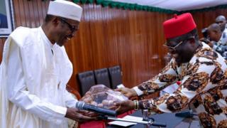 Shugaba Buhari a jihar Ebonyi