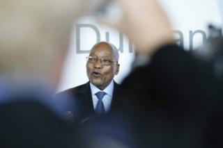 Wafanyakazi walimkemea bwana Zuma na kumtaka ajiuzulu.