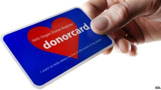 Donor card