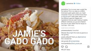 Gado-gado Jamie Oliver.