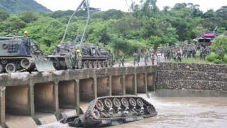 CM11 armoured vehicle in Pingtung county, southern Taiwan