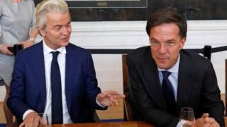 Герт Вилдерс и Марк Рютте
