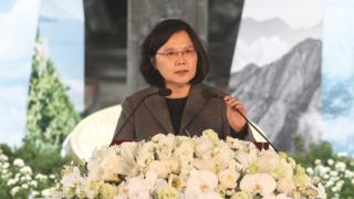 蔡英文致辭