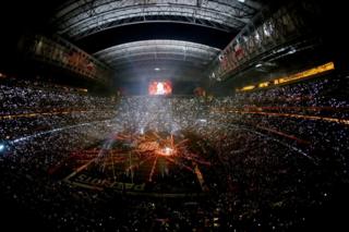 Super Bowl finalinin oynandığı NRG Stadyumu