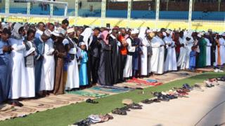 Abayoboke b'idini rya Islamu mu bisabisho vyo kurangiza ukwezi kwa Ramazani