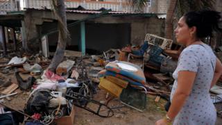 Desastre dejado por el huracán Irma en Cuba