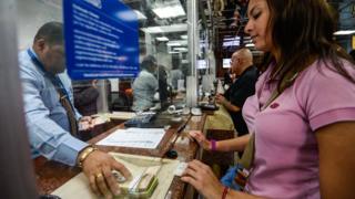 Cas de cambio en Venezuela.
