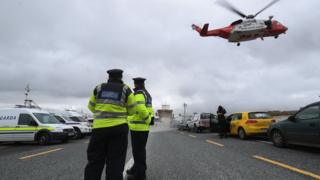 Searches for missing coastguard helicopter crew