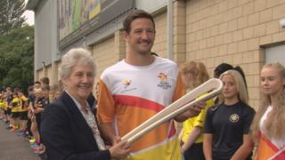 Baton arrival