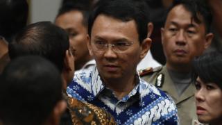 Ahok di sidang vonis.
