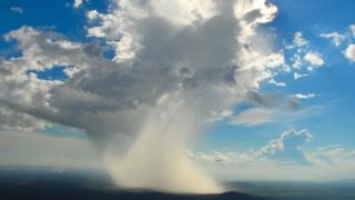 Nubes en el cielo
